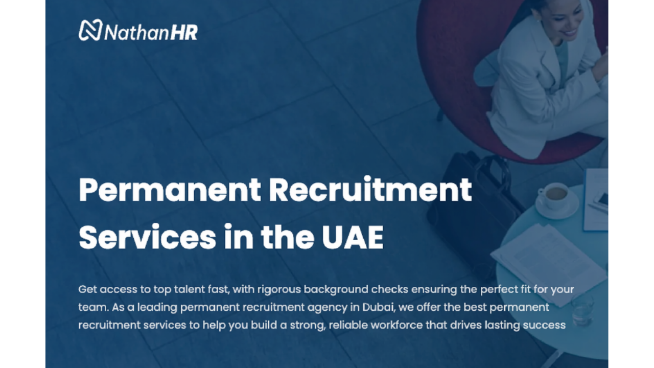 Nathan HR provides permanent recruitment services with top talent in the UAE.